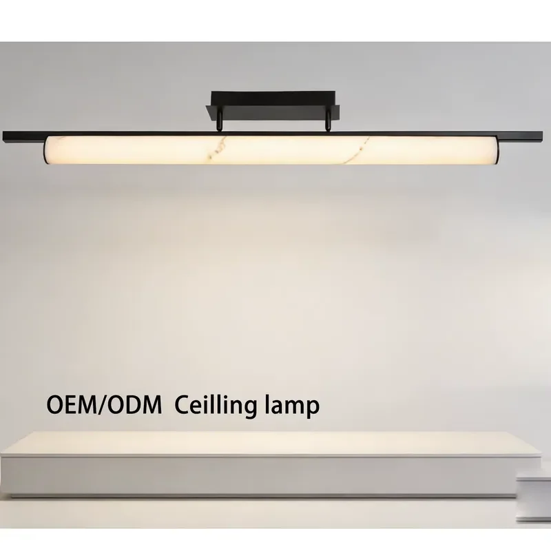 Modern LED Bathroom Mirror Light Acrylic Wall Lamp For Vanity Cabinet Top Lighting Fixture White Alabaster Style Front