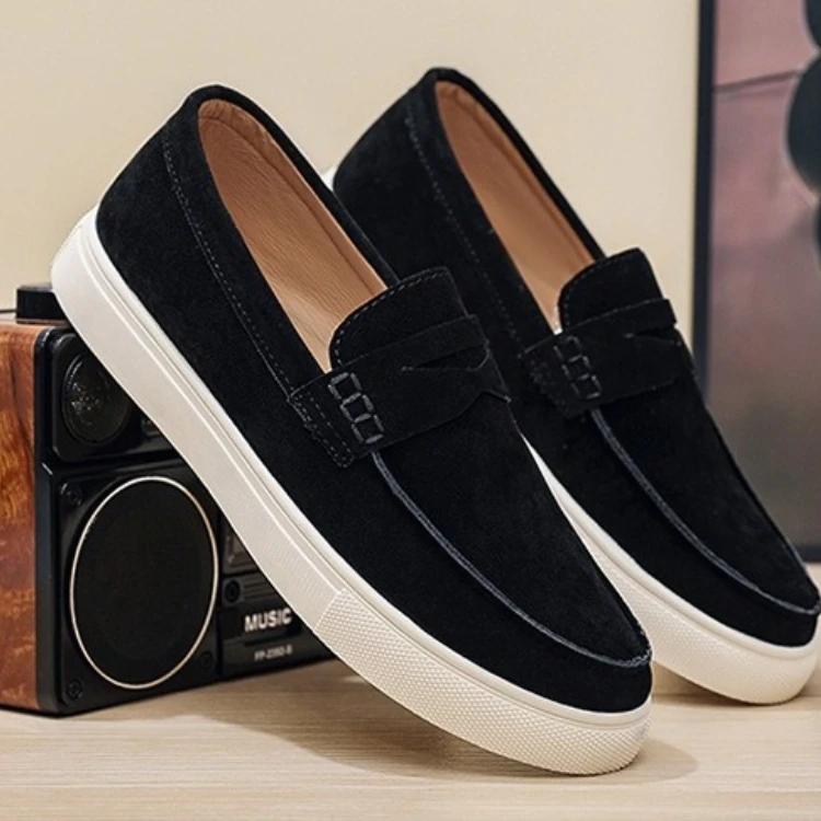 Meistverkaufte Leichte Herren-Freizeitschuhe Niedrig Geschnittene Slipper Flache Sohle Herren-Boardschuhe – Detail 15