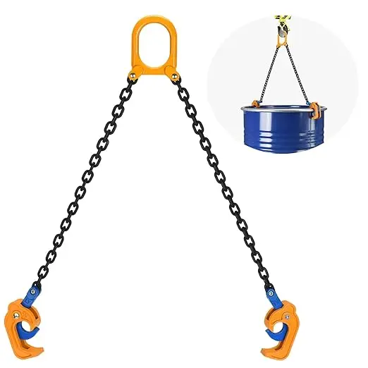 

Sanlong Factory Price 300kg 800kg 500kg 1000kg Manual Oil Drum Lifter Lifting Clamp