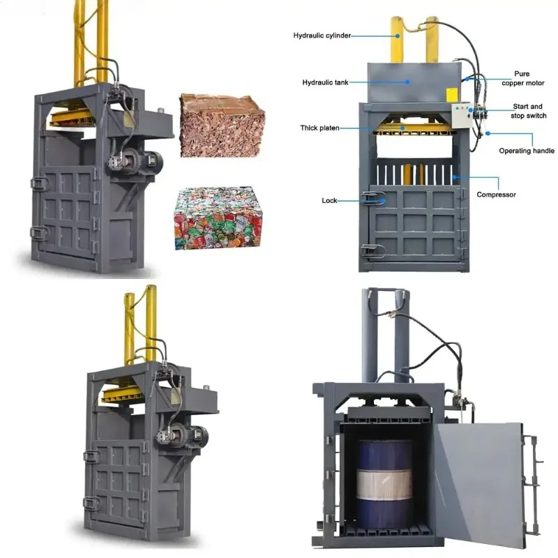 

Hydraulic Carton Compress Baler Machine/cardboard Baling Press Machine/waste Paper for Hot Sale