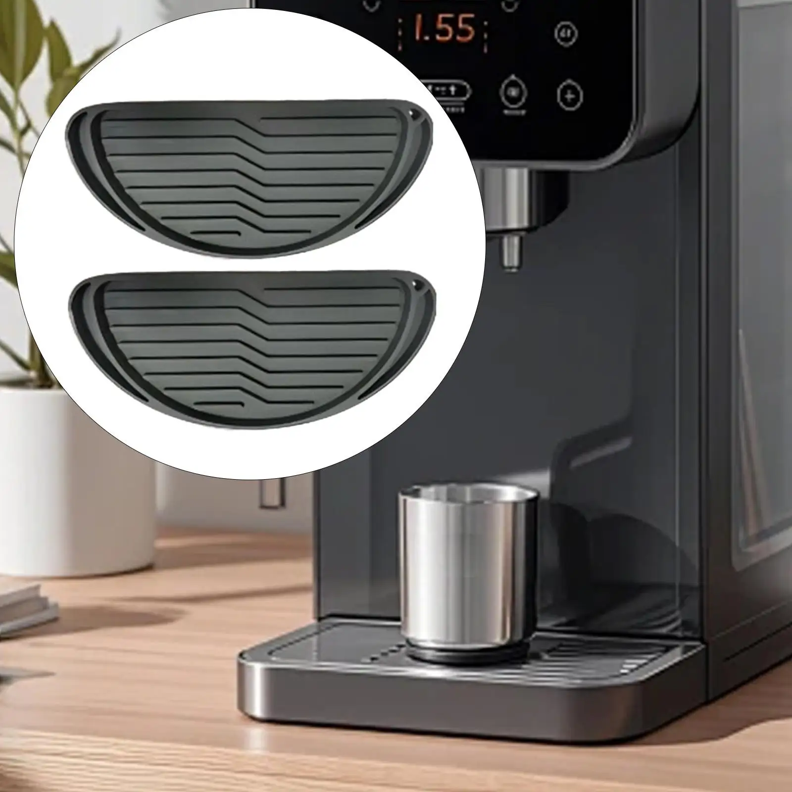 

2x лоток для капель для холодильника, защита для капельного поддона, черная пролива для холодильника, водяная подушка