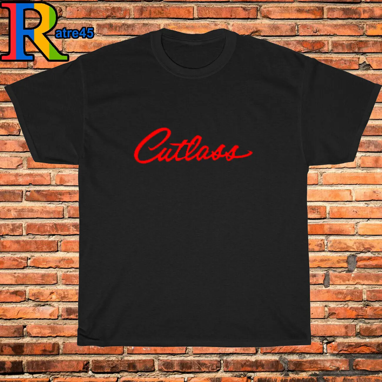 New T-Shirt Cutlass Oldsmobile Logo Black/Grey/White/Navy Size S-3XL