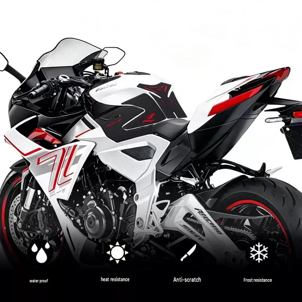 For 703RR 703 RR 703rr Motorcycle Rubber Sticker 703RR Motorcycle Fuel Tank Rubber Sticker New Decorative Sticker