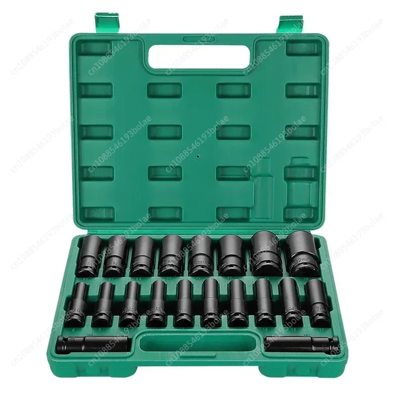 Electric wrench s*leeve head lengthened air gun sl*eeve electric drill inner hexagon tool set screw nut 8-32mm