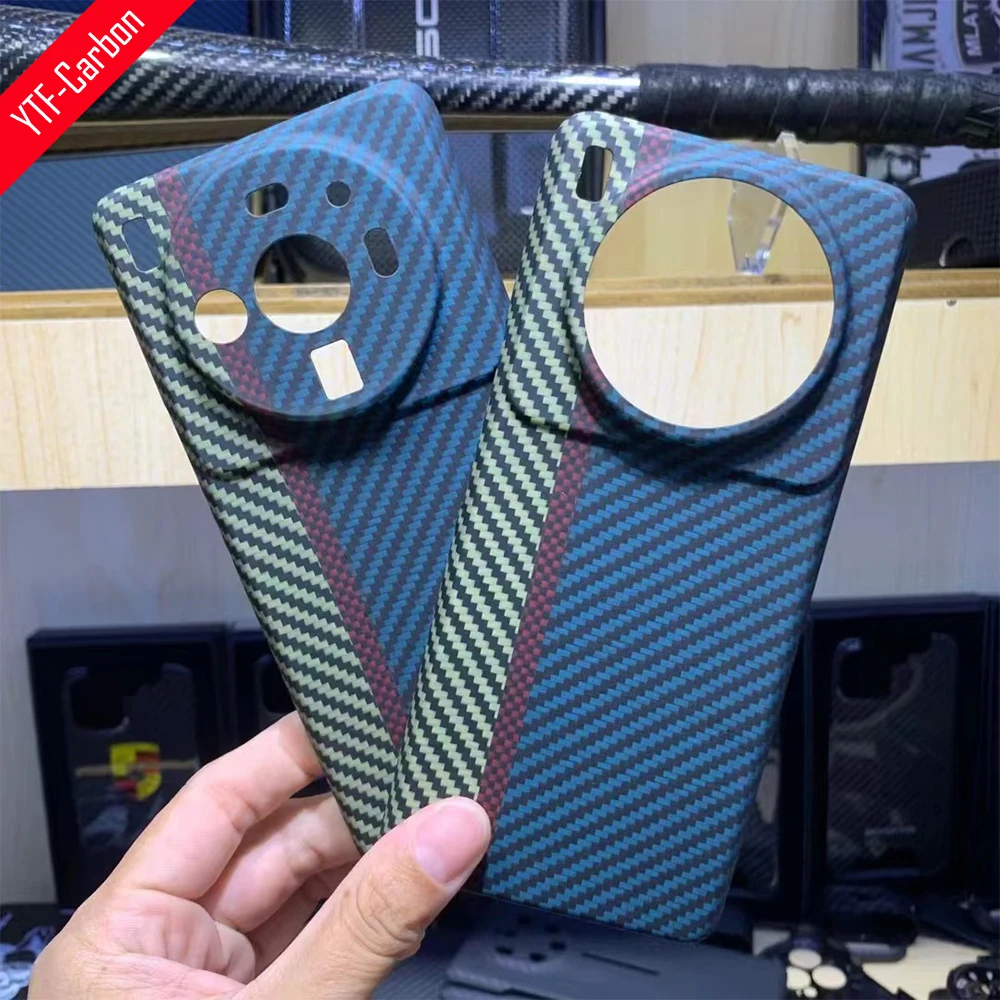 

YTF-carbon For Xiaomi Mi 12S Ultra Case carbon fiber Cover Xiomi Mi S12 Ultra 5G Ultra Aramid fiber Ultra-thin 12S Ultra cover