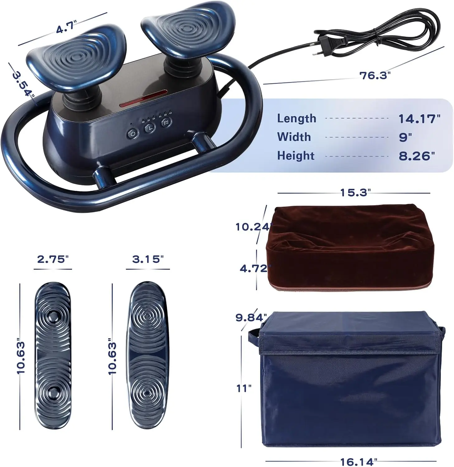 Multi-Function Full Body Massager Wireless Vibration Recovery for Legs Waist Back Sports Recovery