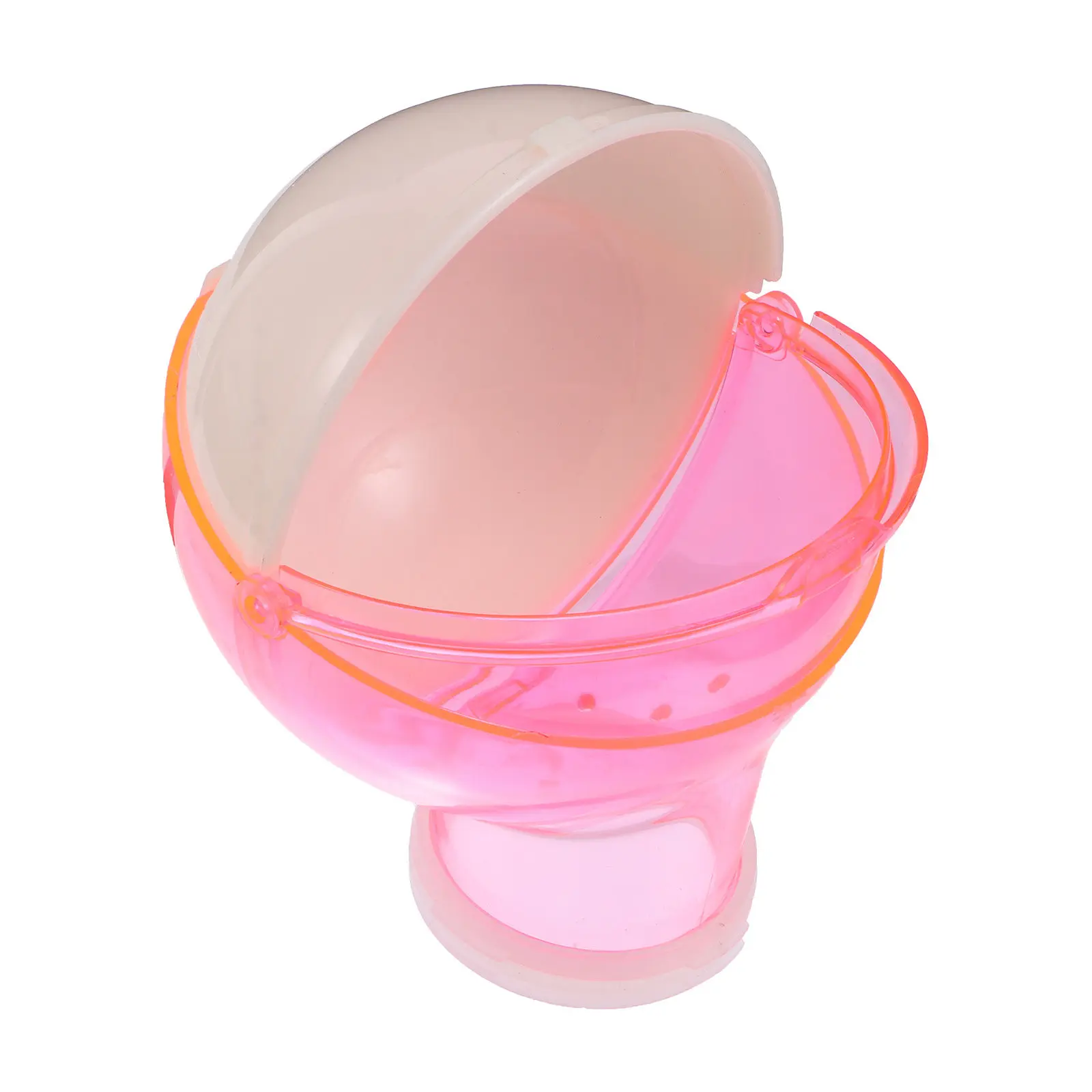 Transparent Detachable Hamster Bathroom Pipeline Cage Ball Shape Small Pet Bath Basin Sand Bath Box Cage External Bathtub