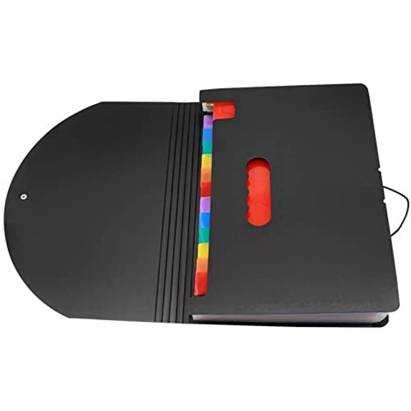 1 PCS 24 Pockets Expansion Folder Rganize Portable Business File Office Supplies File Rack PP