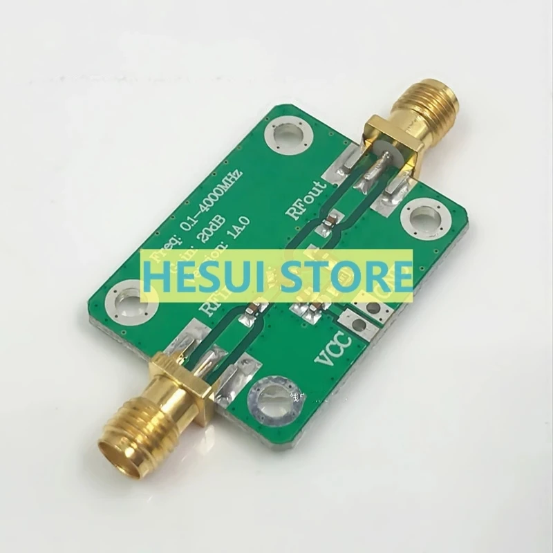 100KHz - 4000MHz 4GHz 20dB Low power broadband microwave RF amplifier Module