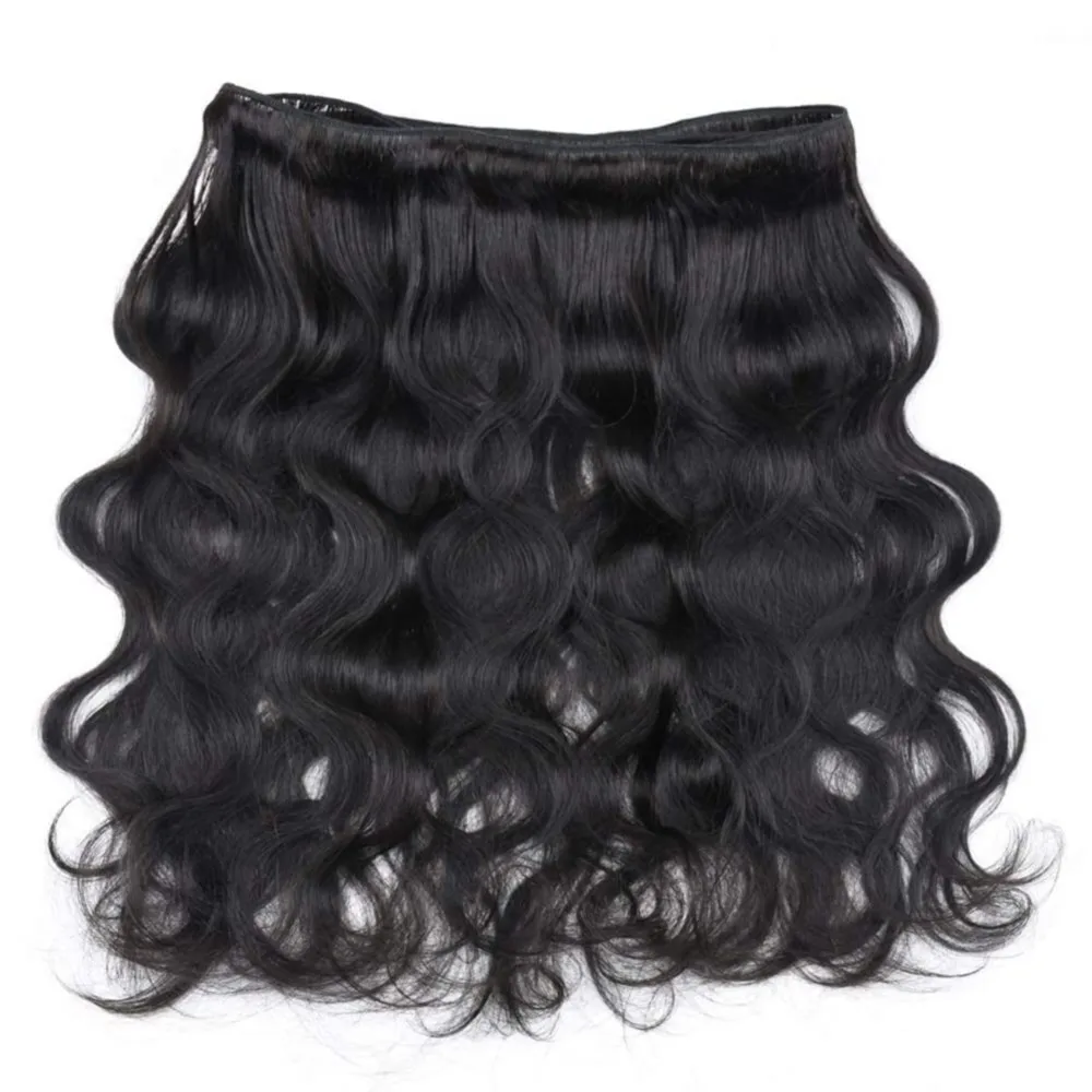 Body Wave Brazilian Human Hair Bundles Natural Black Water Wavy 100% Unprocessed Human Hair Extensions 22 24 26 Inches For Woman