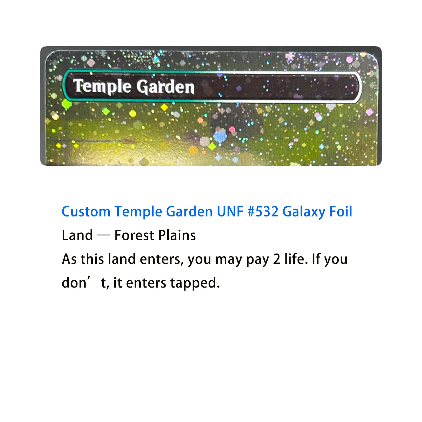 MTG Proxy Cards Galaxy Foil 10PCS Fantasy Sci-Fi