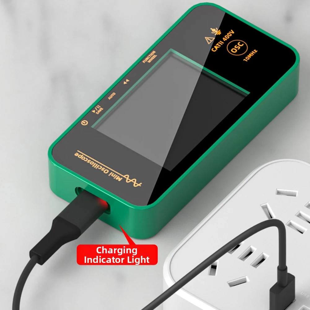 FY02 راسم الذبذبات المحمول متعدد الوظائف 10 ميجا هرتز راسم الذبذبات الصغير عالي الدقة لملحقات أداة قياس الاختبار #1