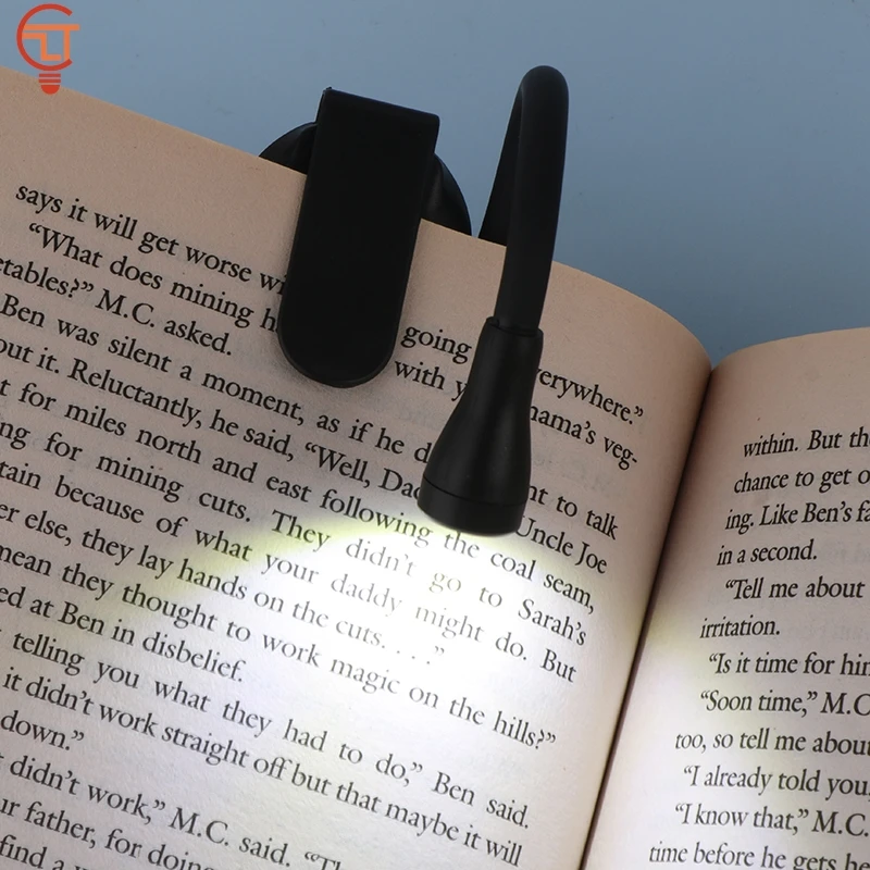 Mini LED Eye Protection Book Night Light Adjustable Clip 360° Flip Study Lamp Rechargeable 3 Color For Travel Bedroom Reading