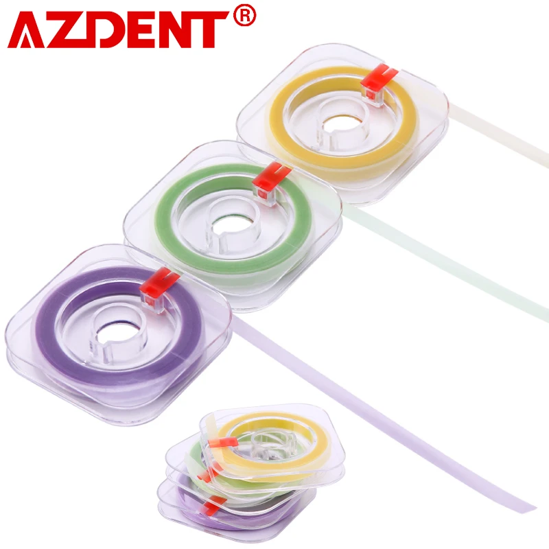 AZDENT Dental Polishing Strip Roll 6m * 4mm Ząb Żywica międzyzębowa Szlifowanie zębów Szlifowanie Kształtowanie Materiał dentystyczny Narzędzie