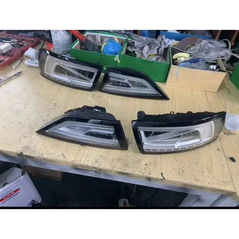 SXLL A3 S3 série veneno preto conjunto de luz traseira transparente lanterna traseira personalizada