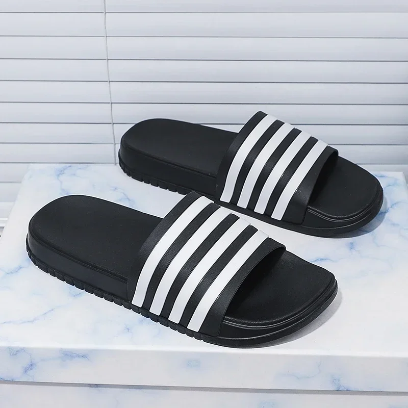 حجم كبير الرجال النعال المنزل داخلي الذكور لينة مريحة حمام النعال الرجال إيفا شقة سميكة منصة في الهواء الطلق صنادل شاطئ الصيف