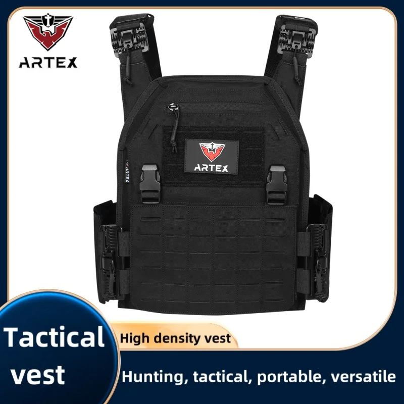 ARTEX Tactical Vest 6094 Fast detachable light laser cut outdoor hunting black gear carry vest of high quality