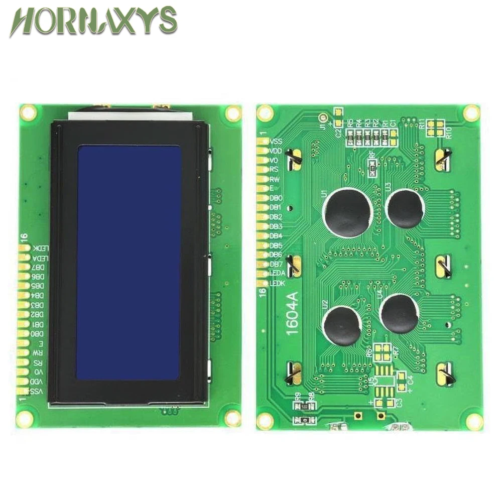 Imagem -02 - Módulo de Display Digital Lcd para Arduino Azul e Blacklight Caracteres 16x4 16x4 1604a dc 5v Lcd1604