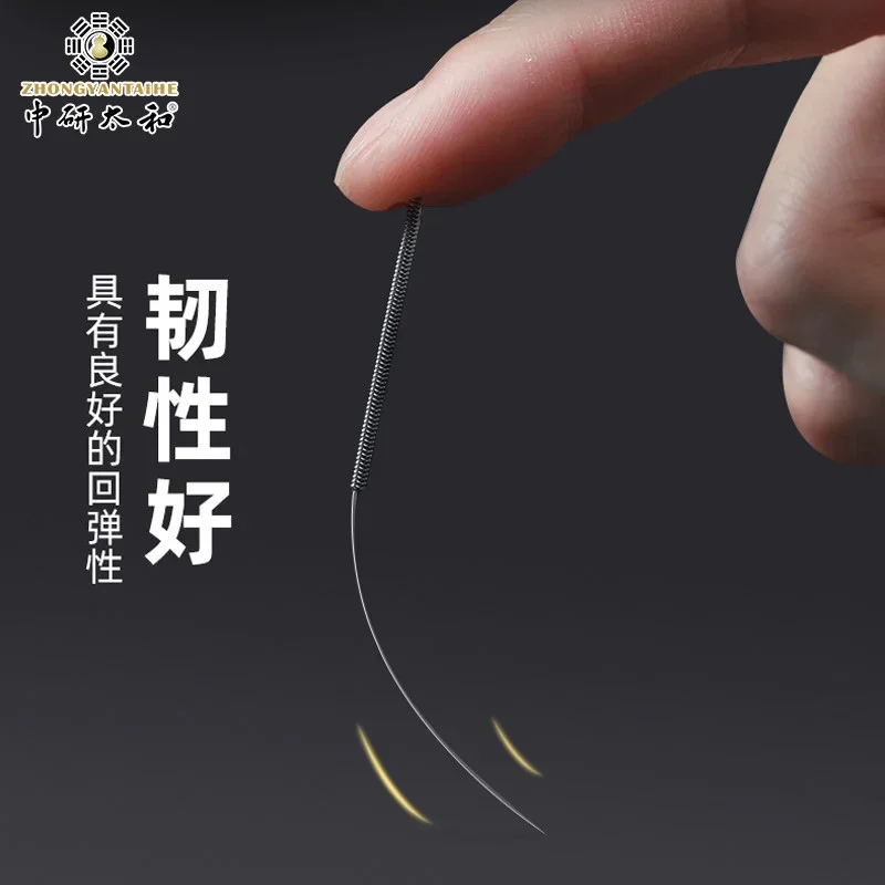 ZHONGYAN TAIHE Disposable Acupuncture Needle Sterile Processing Made of Stainless Steel Dialysis Sheet Packaging 10box/1000pcs