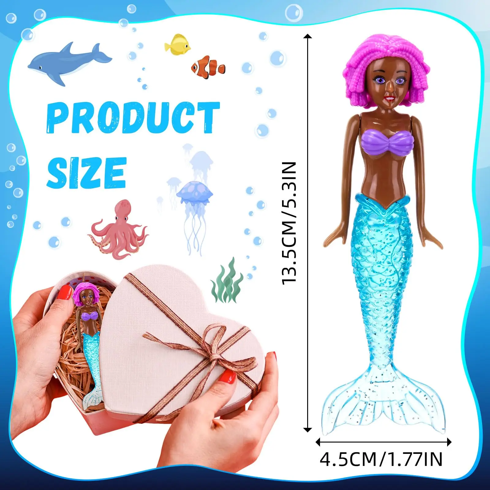 Giocattoli da immersione a sirena Giocattoli da bagno a sirena Giocattoli da piscina a sirena colorati Giochi da piscina per bambini Ragazzi Ragazze Adolescenti Adulti