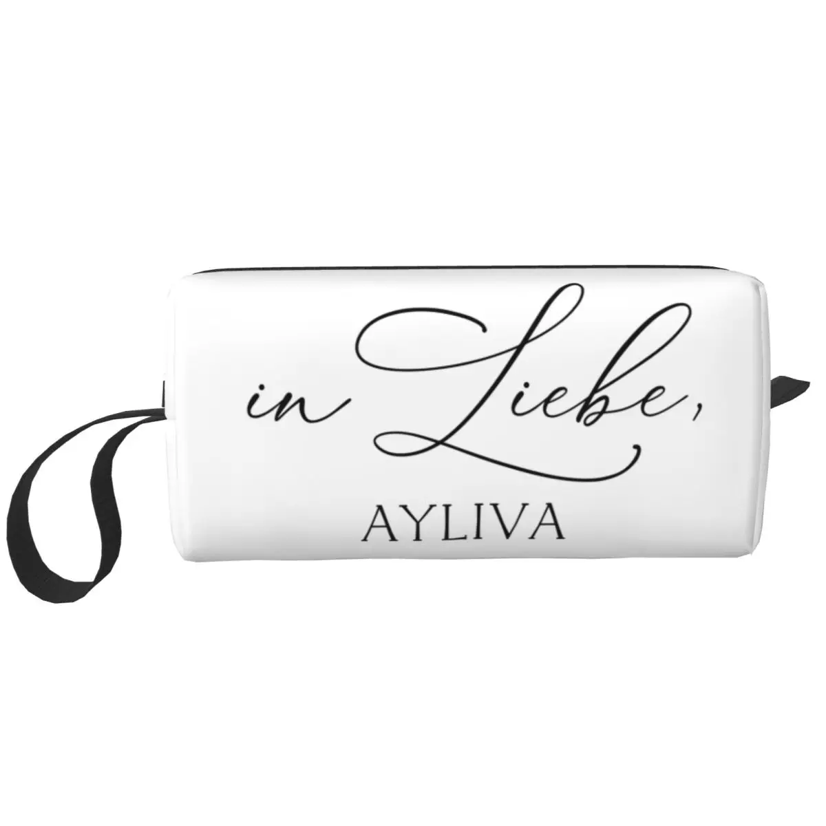 

Custom Travel Ayliva In Love Toiletry Bag Cute Germany Singer Makeup Cosmetic Organizer Women Beauty Storage Dopp Kit Box