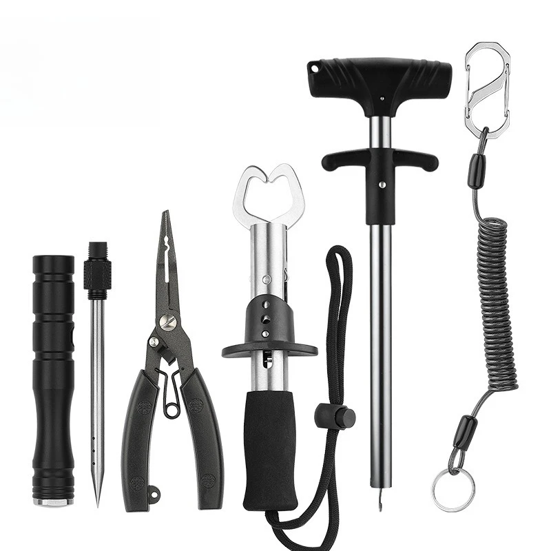 

Multifunctional Stainless Steel Luya Fish Control Set Luya Set Hook Picker Tying Hook Opening Ring Luya Tool