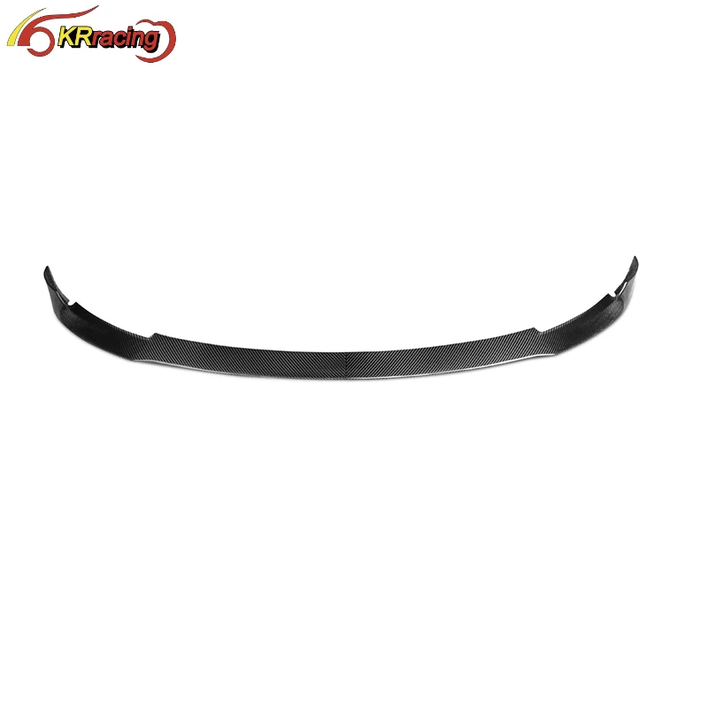 PT Style Dry Carbon Fiber Car Front Lip For Tesla Model 3 2016-2019