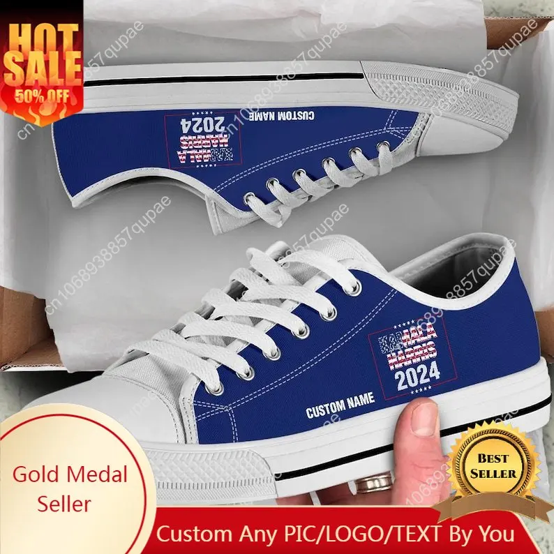 

Elections Custom Name Fashion Low Top Sneakers Mens Womens Teenager Canvas Sneaker Couple Shoes Custom Shoe