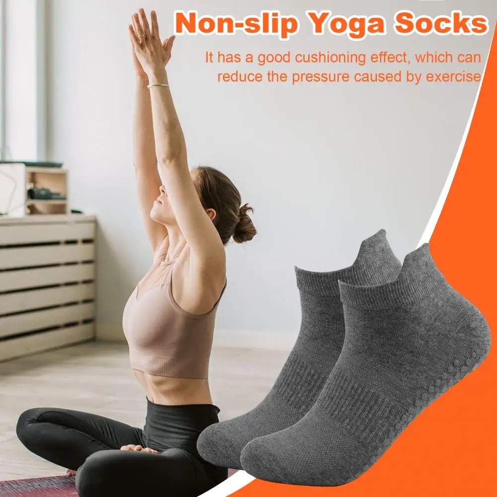 Women Floor Socks Warm Anti-slip Unisex Floor Socks with Silicone Bottom for Sports Winter Activities Thickened for High