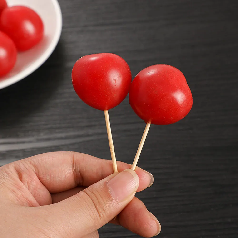 Double Headed Bamboo Toothpick Disposable Natural Toothpick Family Restaurant Accessories Fruit Single ToothSticks Accessories 4