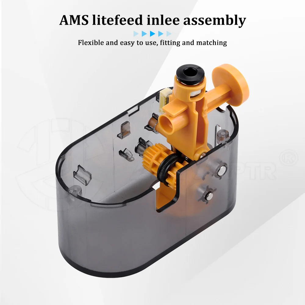 AMS Lite Material Feed Inlet Assembly Wear-resistant Filament Guide Port Fit For Bambu A1 A1mini 3D Printer Automatic Feeding