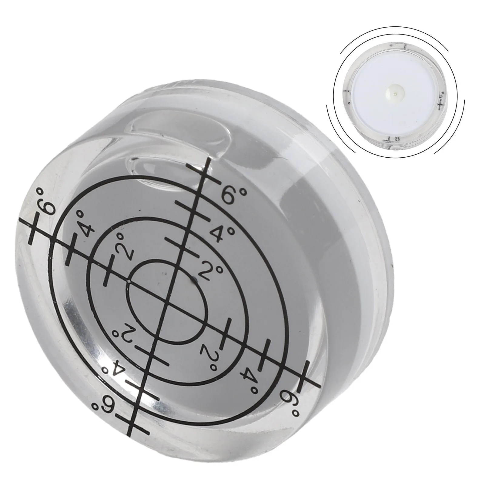 For Computer Monitors Bubble Level Level Round Acrylic Material Highly Translucent Minimal Parallax Errors For Camera Level