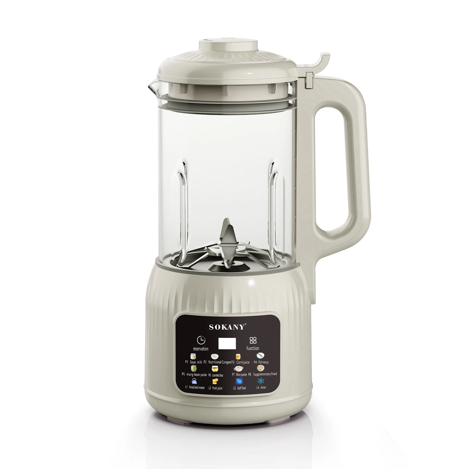 = Fully Automatic Office Gourmet Soybean Milk Machine Household Wall Breaker