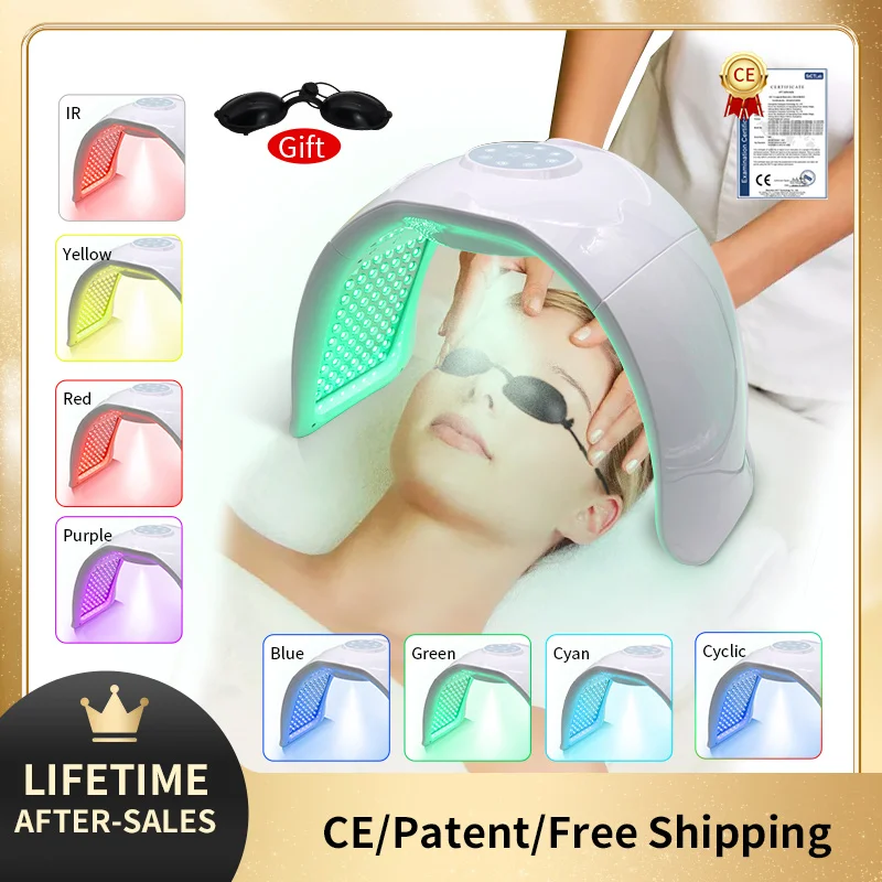 8-colori-led-infrared-light-pdt-facial-led-photon-machine-spray-idratante-pulizia-profonda-trattamento-dell'acne-salone-di-bellezza-per-la-casa
