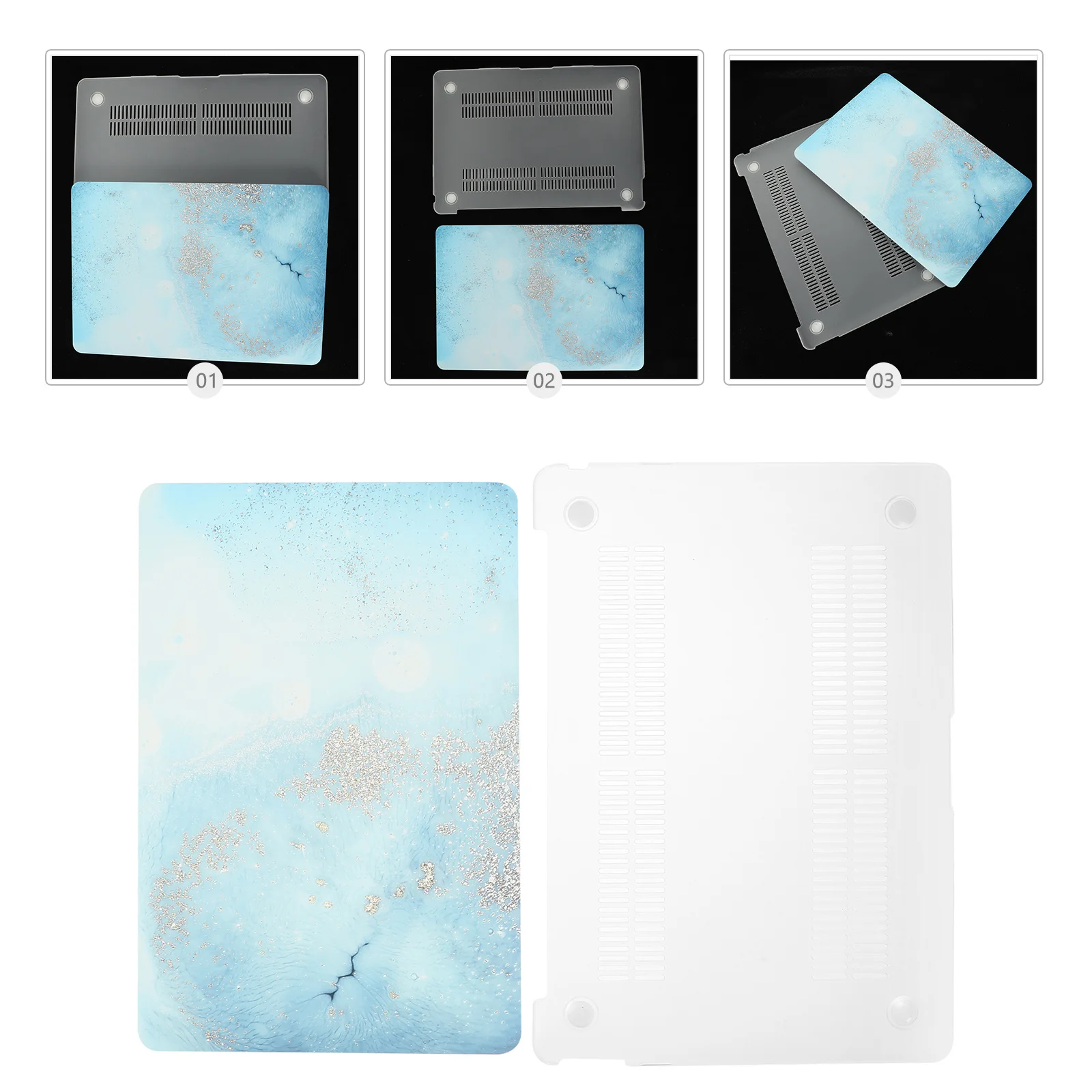 

Plastic Laptop Shell Cover Compatible for Air A1932 A2179 A2337 13.3 Inch Scratch Resistant Protective Laptop Skin Case