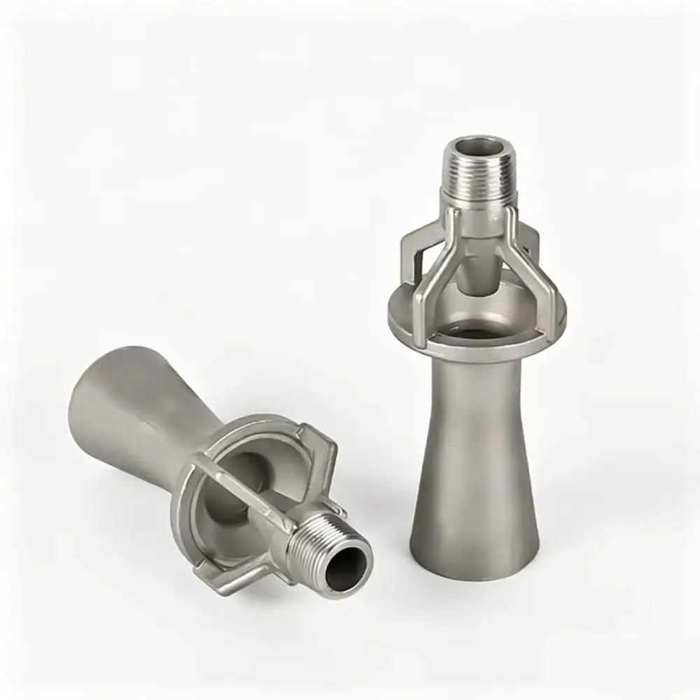 Stainless Steel Venturi Mixing Nozzle Male Threaded Bell Mouth Tank Mixing Eductor Open Frame Structure Venturi Mixing