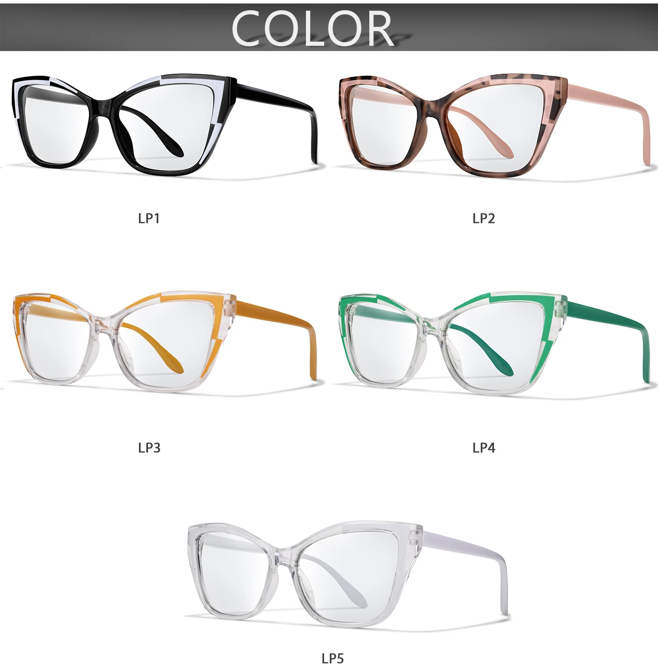 Trendige Cat-Eye-Sonnenbrille Unisex Alltagsbrille Shopping Selfie Party Reise Strand Mode-Eyewear – Detail 3