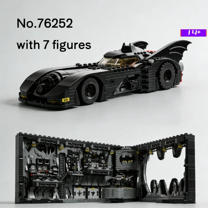 

NEW 2026 Creative 76252 Batcave Shadow Box Superhero Batcave 3981 Pcs Building Blocks Model Kit High Precision Durable Material