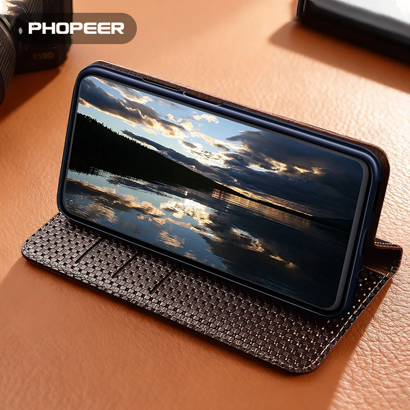 Luxury Genuine Leather Case for Asus Rog Google Pixel 9A 9 8 8A 7 6 6A 5 4A 3 2 A XL Pro Fold phone case Straw Mat Pattern - view 6