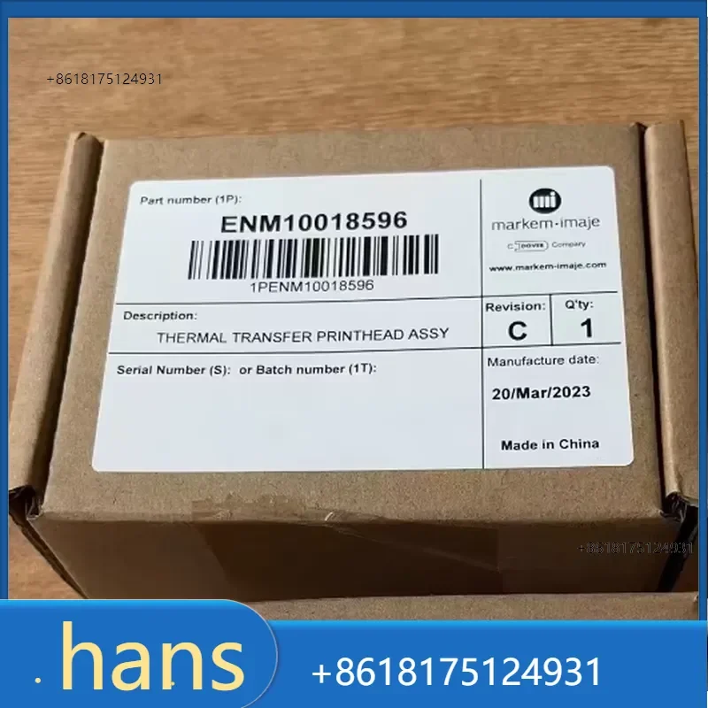 2026 Factory Direct Sales New Hot Sell Markem-Imaje Spare Parts Imaje ENM10018596 32mm TTO Printhead for Markem