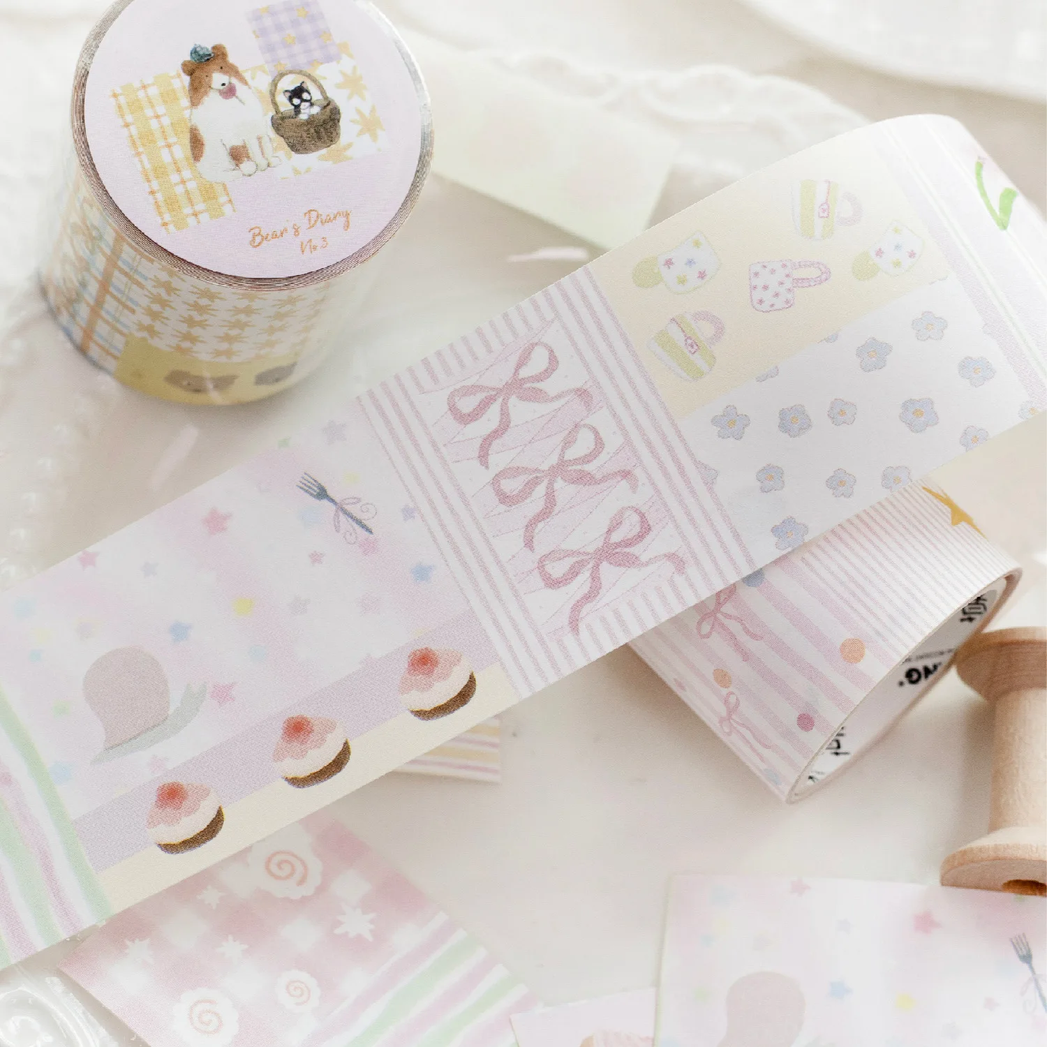 1pcs/1lot Decorative Adhesive Tapes Dream Seasons Junk Journal DIY Paper Japanese Masking Scrapbooking Stickers
