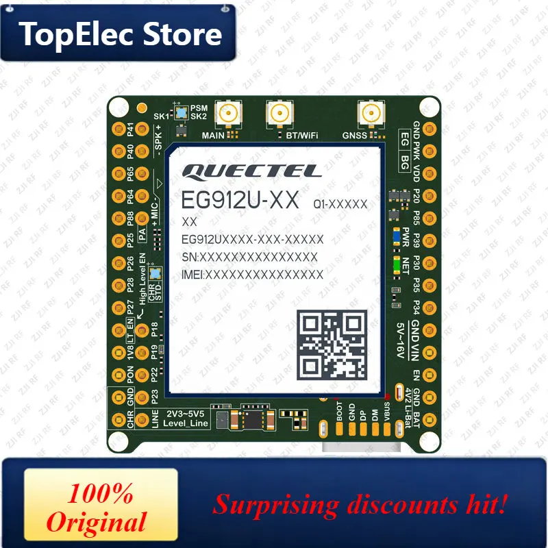 TopElec Quectel EG915U/EG912U/BG95 Series QuecPython Development Evaluation Board