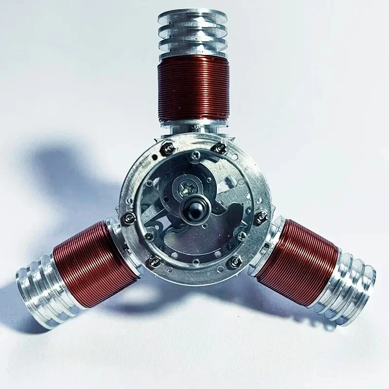 Modello di motore a forma di stella Forte motore a pistoni magnetici Motore brushless DC Principio elettromagnetico Sussidi didattici per la ricerca