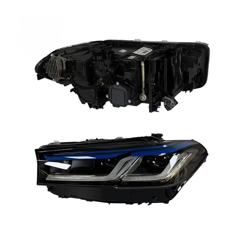 

Высокое качество, хорошо продаются автозапчасти для BMW 5 серии G30 G38 2022 M5 520 525 528 530 540 Синяя фара для бровей Светодиодная фара
