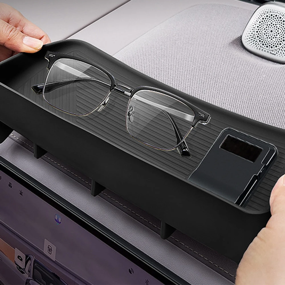 For ZEEKR 7X Car Central Control Screen Rear Storage Box Modified Silicone Storage Box Inter Accessories