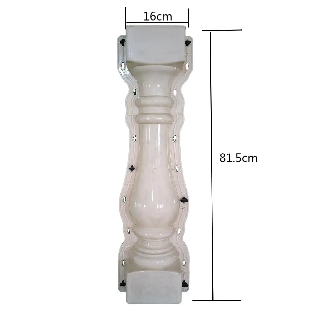 calabash ABS Height 81.5cm Precast Square Concrete Plastic Baluster Molds for Garden or House