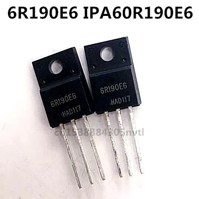 Original 4PCS/ 6R190E6 IPA60R190E6 TO-220F En stock
