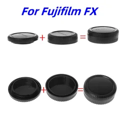 Rear Lens Body Cap Camera Cover Anti-dust for Protection Plastic Black for Fuji Fujifilm FX X Mount Replacement Parts