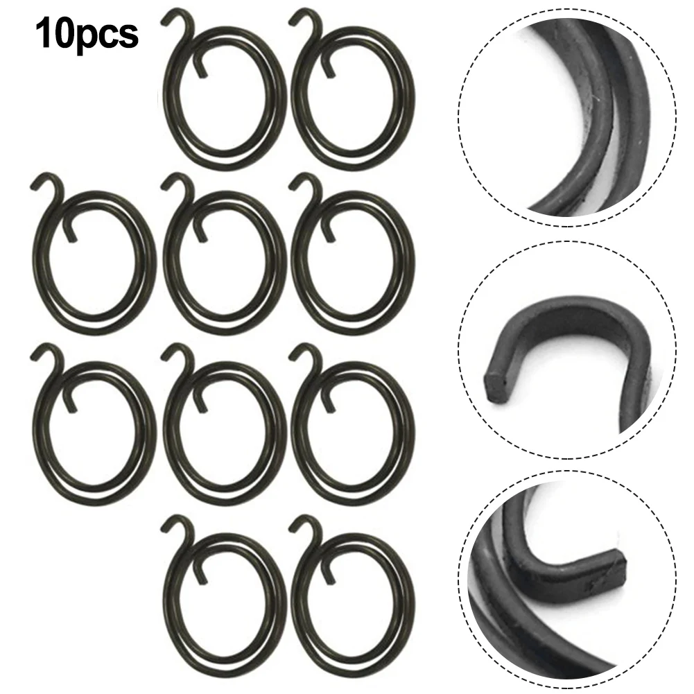 10PCS Replacement Spring For Door Knob Handle Flat Section Wire 27mm Lever Latch Internal Coil Repair Springs