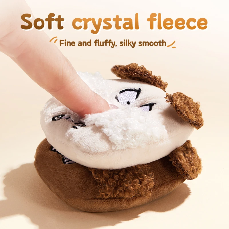 GECOMO Soft Plush Powder Puff for Loose Powder Setting Skin-Friendly Comfortable Flocking Makeup puff